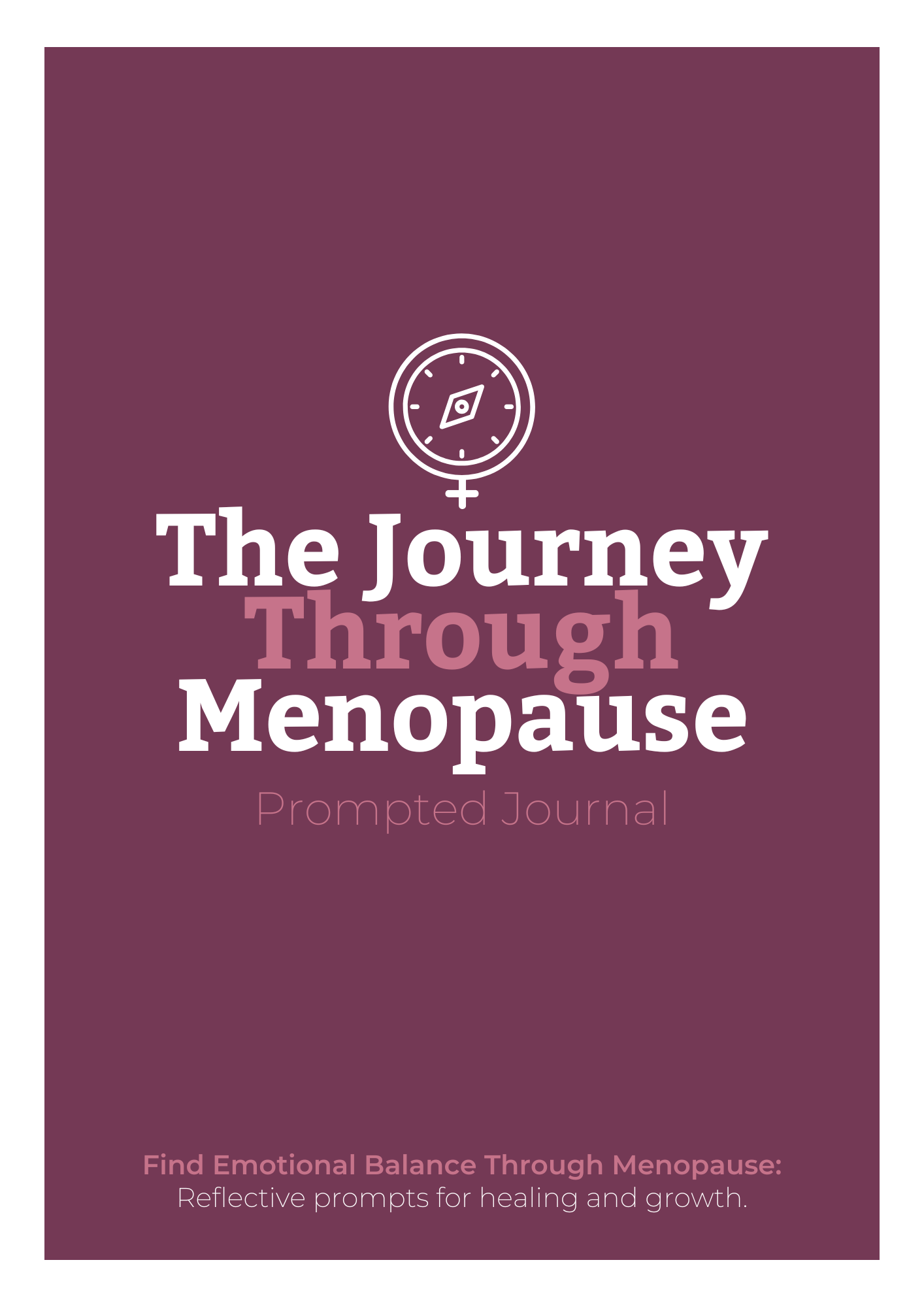 The Journey Through Menopause Prompted Journal (A4)